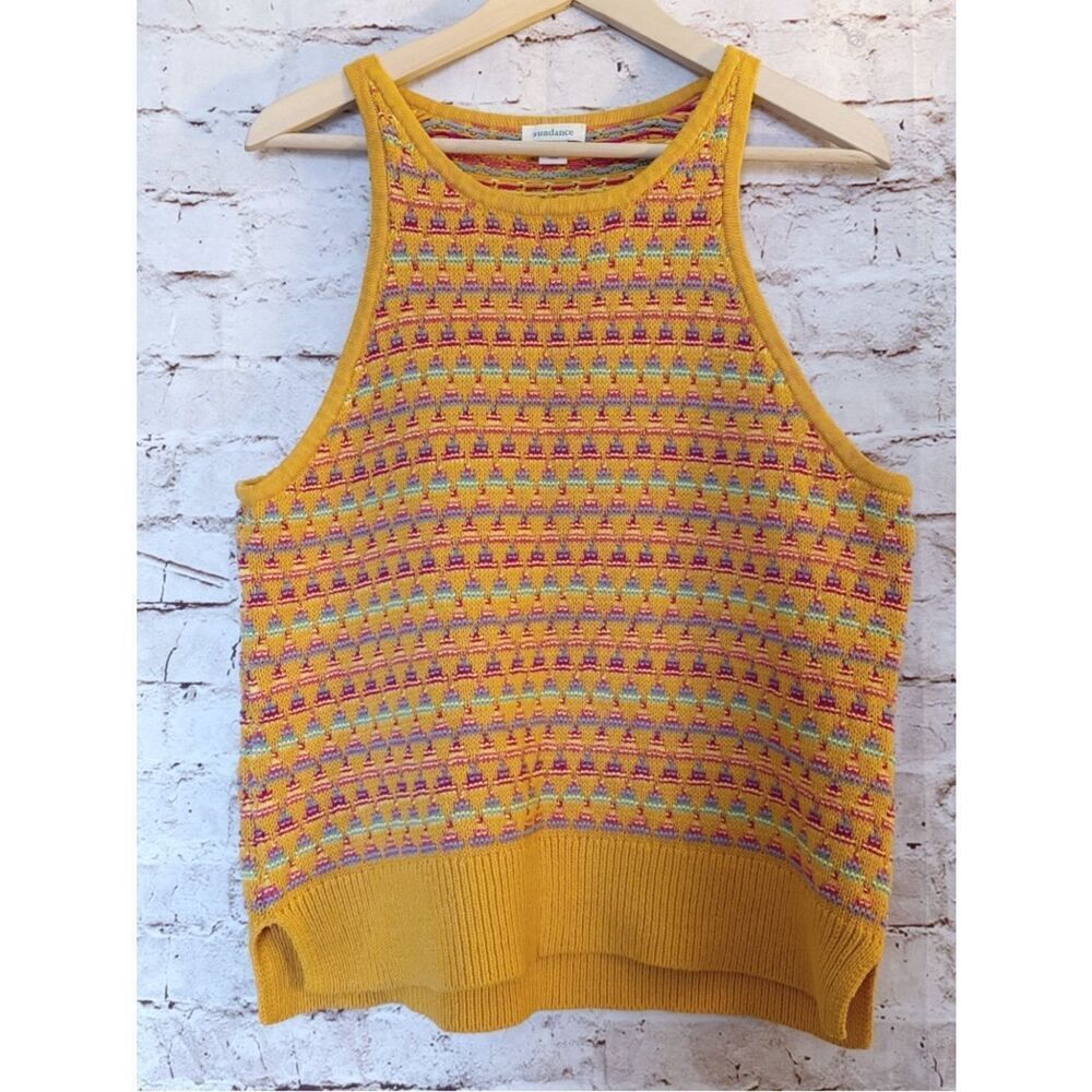 Sundance textured knit sweater vest